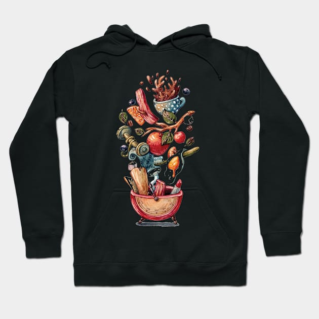 The Great Ramen off Kanagawa Hoodie by RedoneDesignART